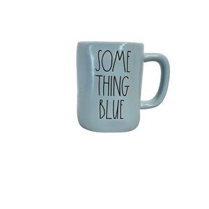 Rae‎ Dunn Artisan Collection "Something Blue" Ceramic Mug 16oz